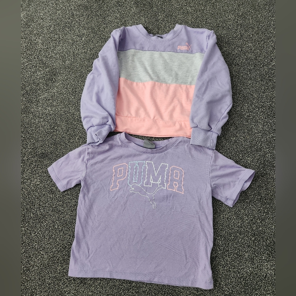 Girls Puma Top Set. Size 4/5.